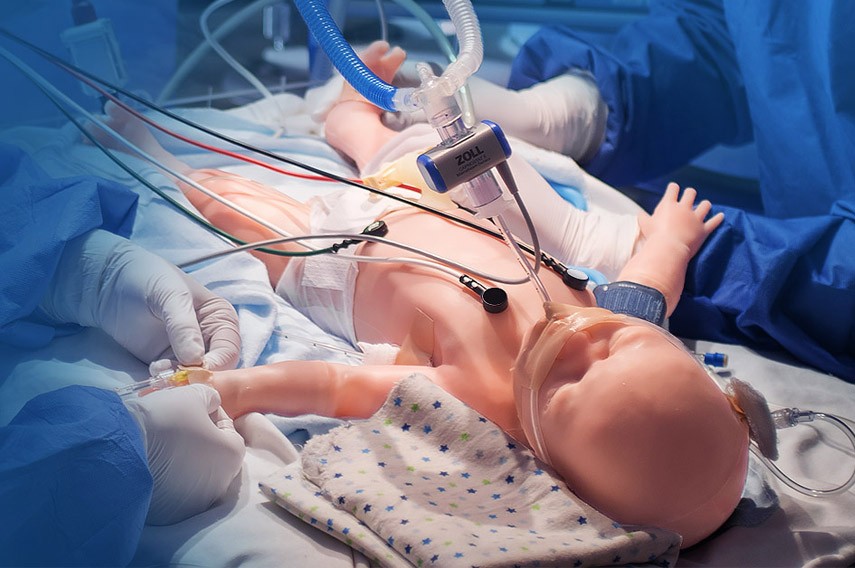 SUPER TORY® S2220 – Simulador de paciente recién nacido avanzado